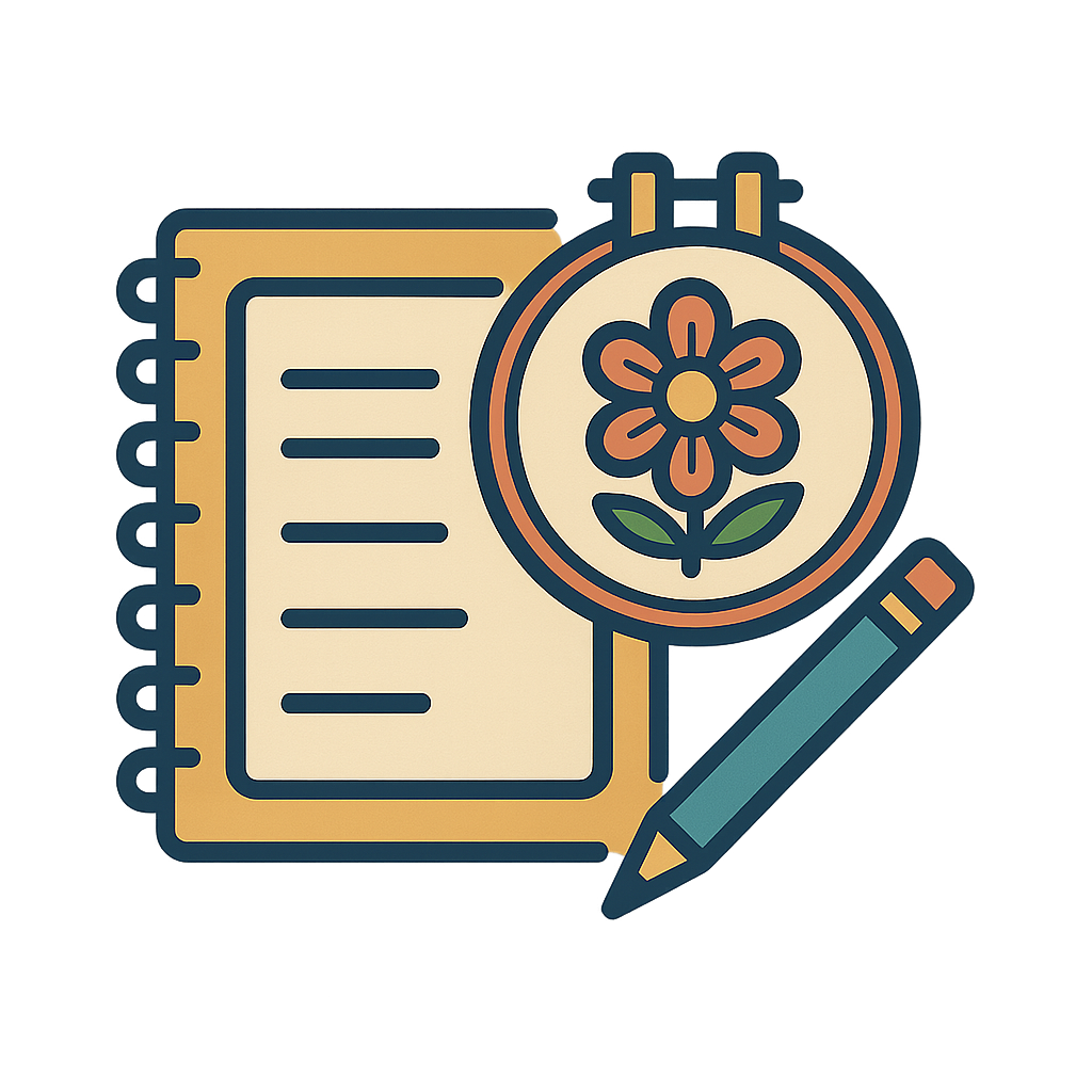 Embroidery Project Planner & Journal